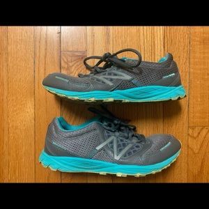 New Balance, size 9.5, grey/teal